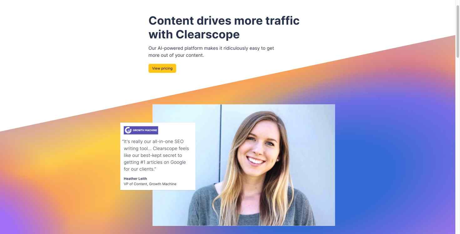 Frase.io and Clearscope: SurferSEO alternatives with free trials and scalable pricing.