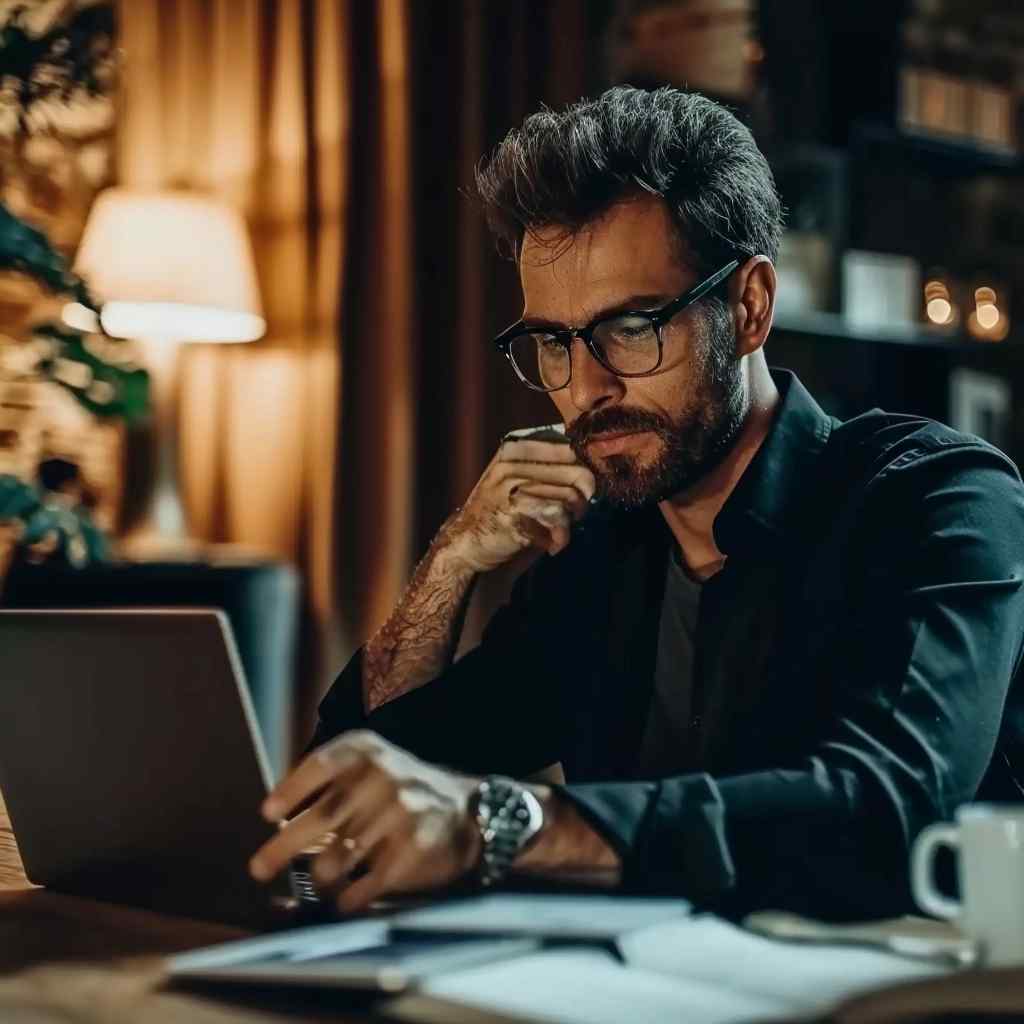 A content marketer using AI voiceovers to enhance their brand