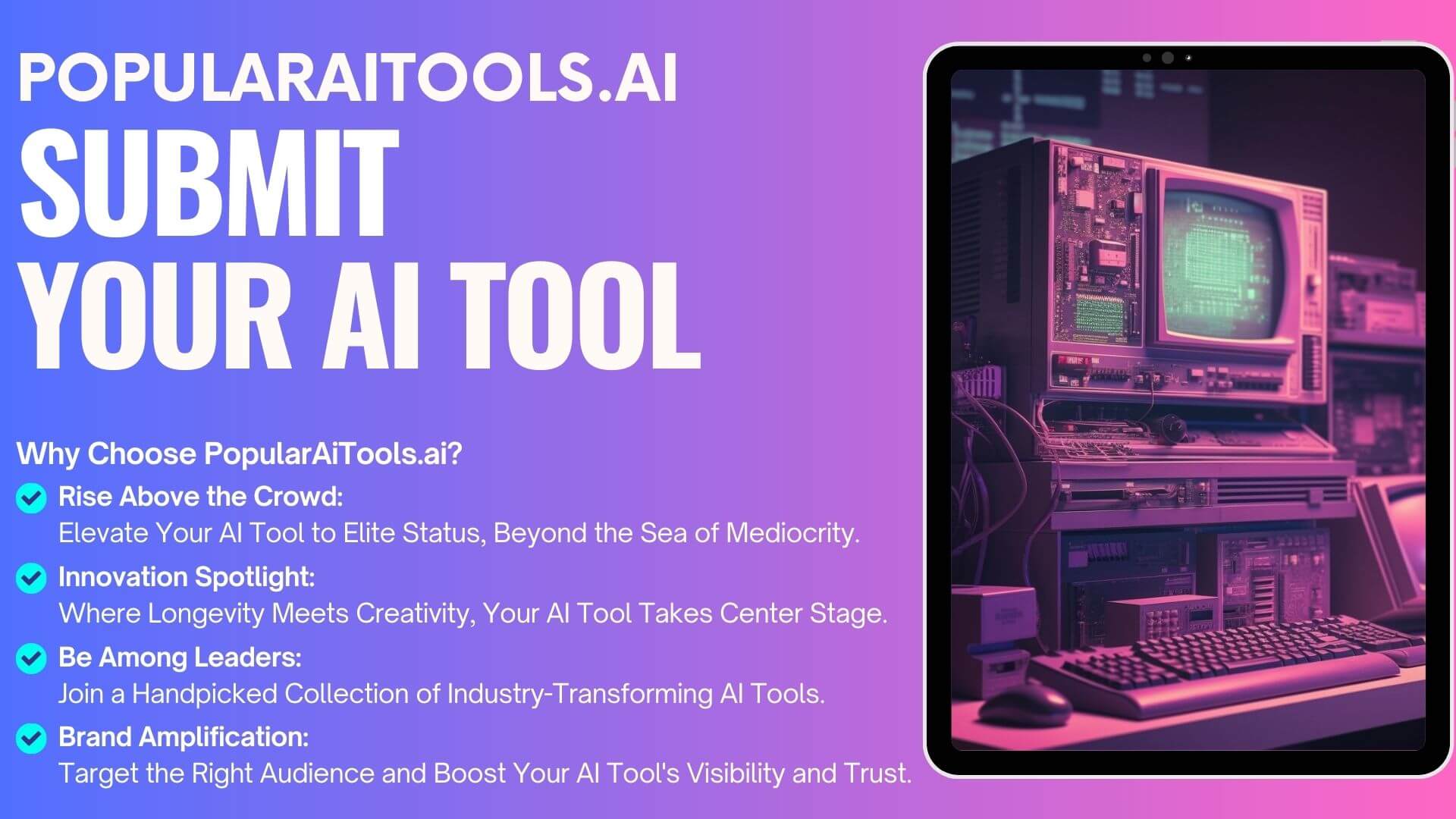 Explore the Top AI Tools List and Join the Elite Collection at PopularAITools.ai.