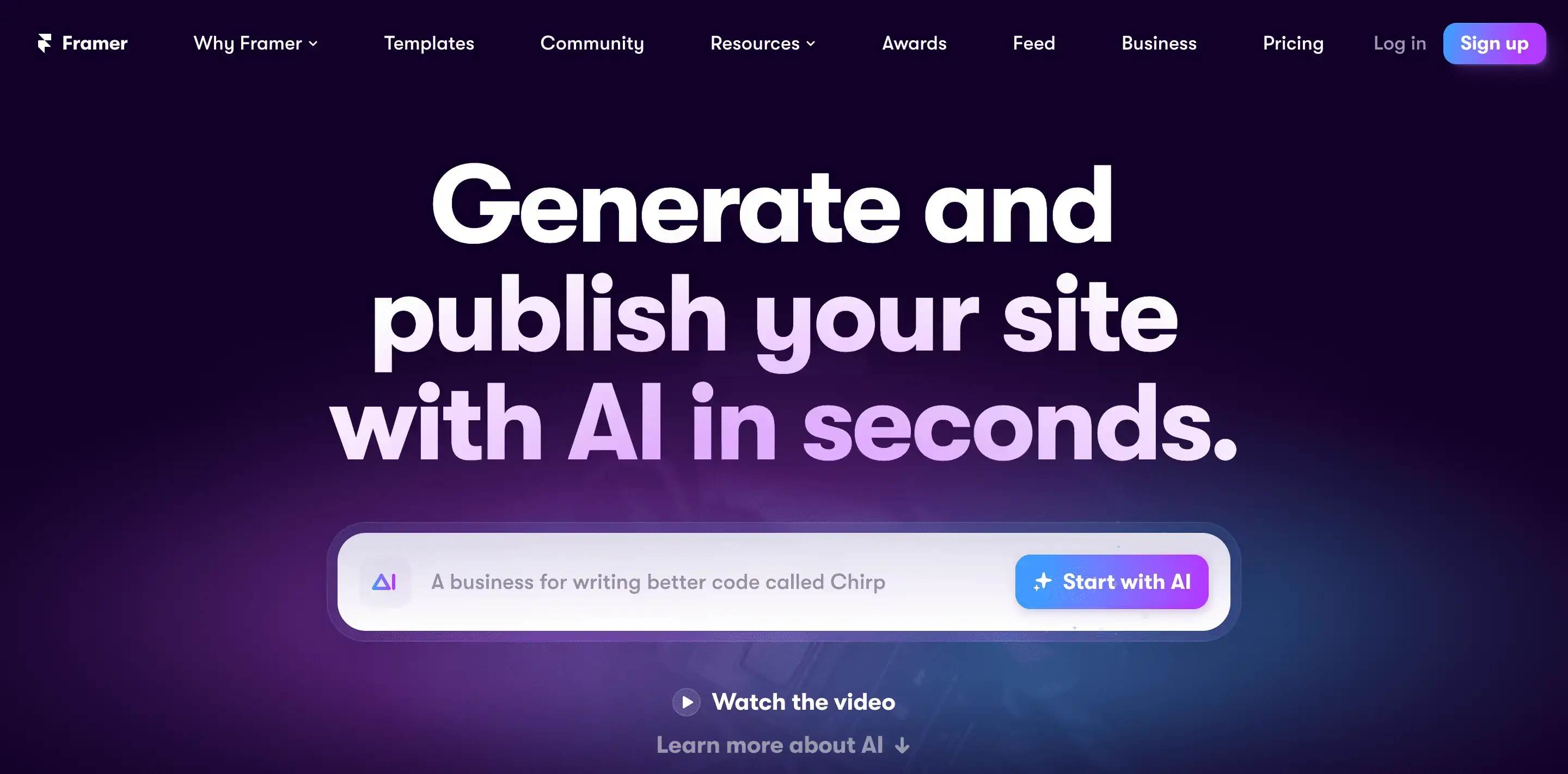 Framer-AI-website-design-tool