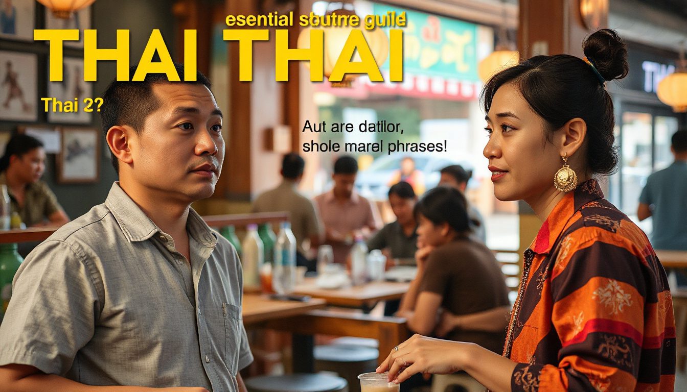 Master Essential Thai Phrases: Speak with Confidence Daily!