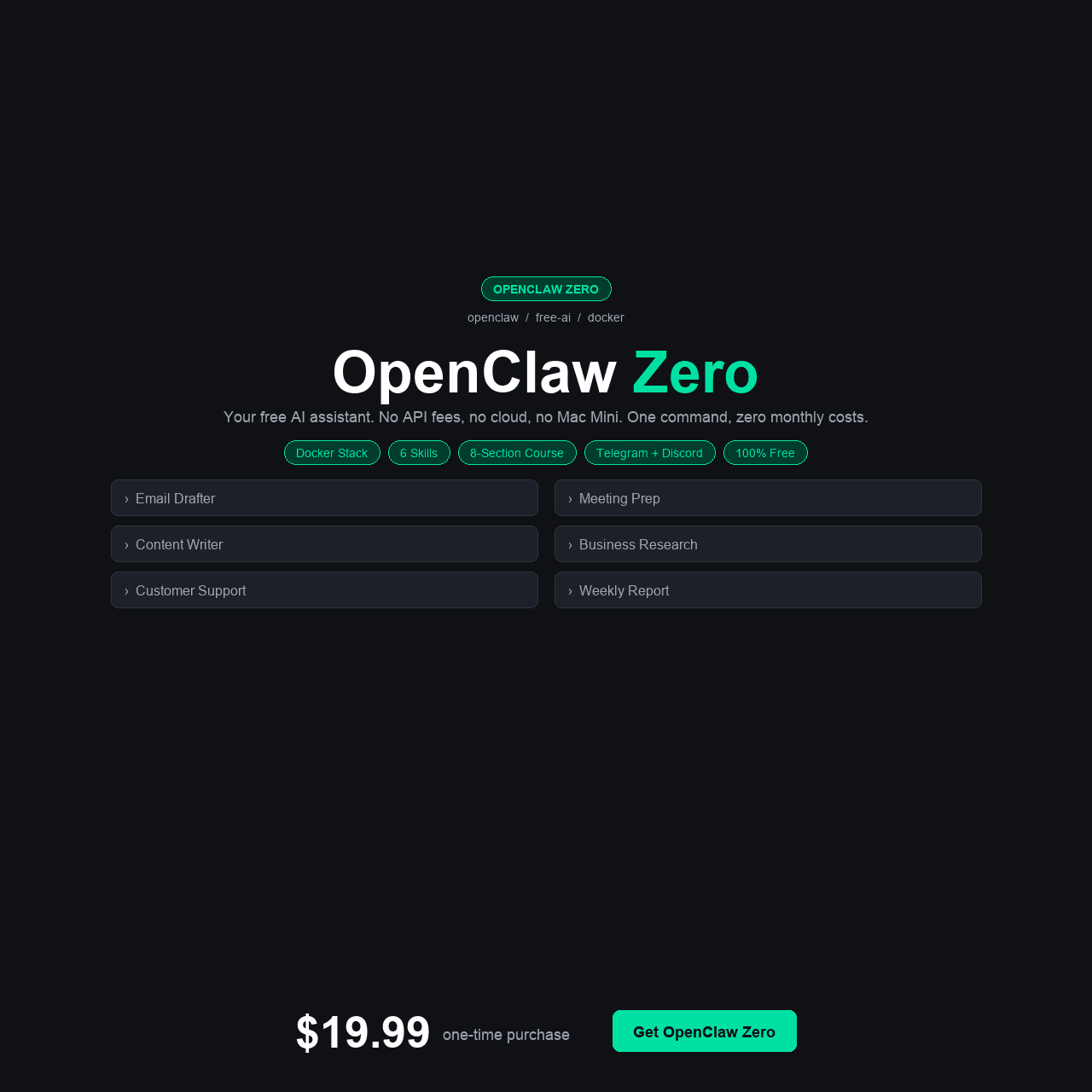 OpenClaw Zero