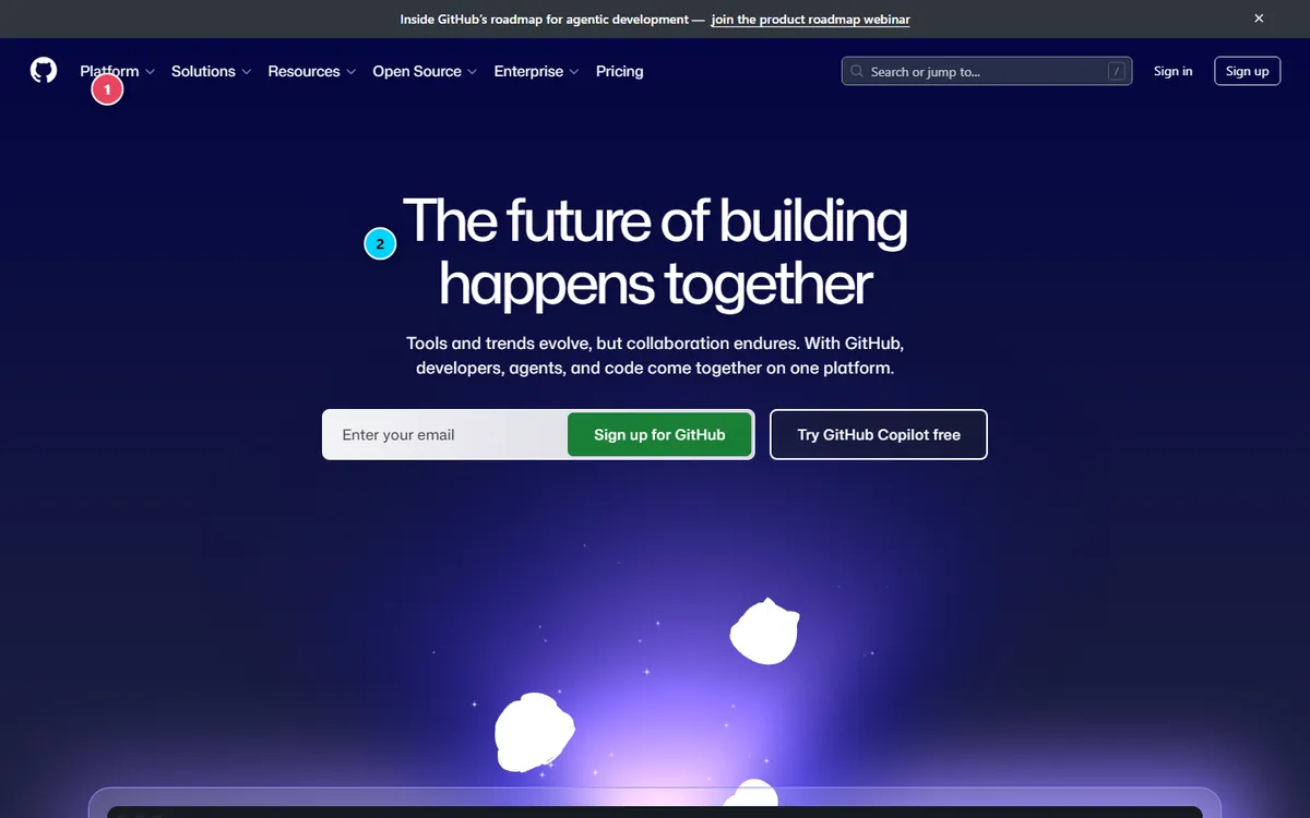 Screenshot Agents Github Desktop