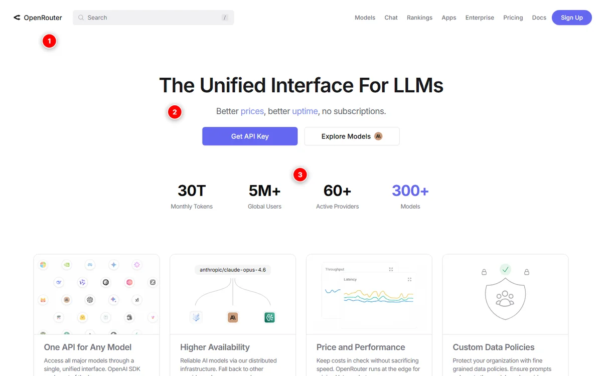 Hunter Healer Openrouter Desktop View