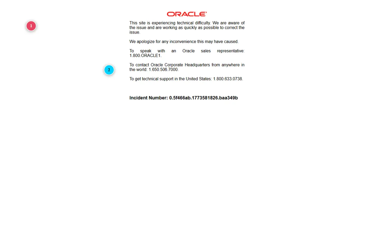 Screenshot Layoffs Oracle Desktop