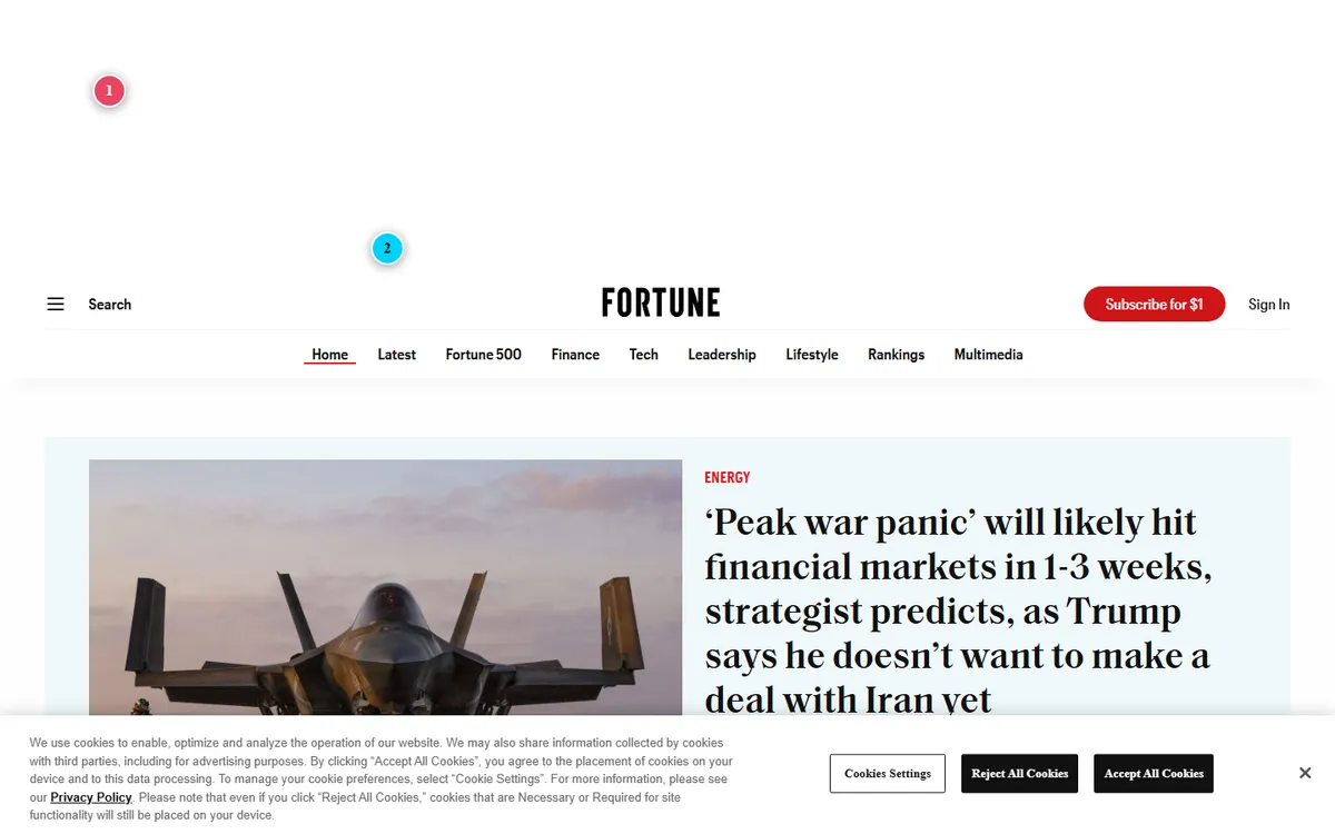 Screenshot Morgan Fortune Desktop