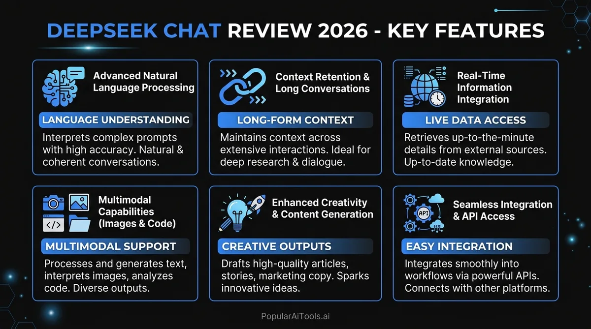 DeepSeek Chat Review 2026 Key Features
