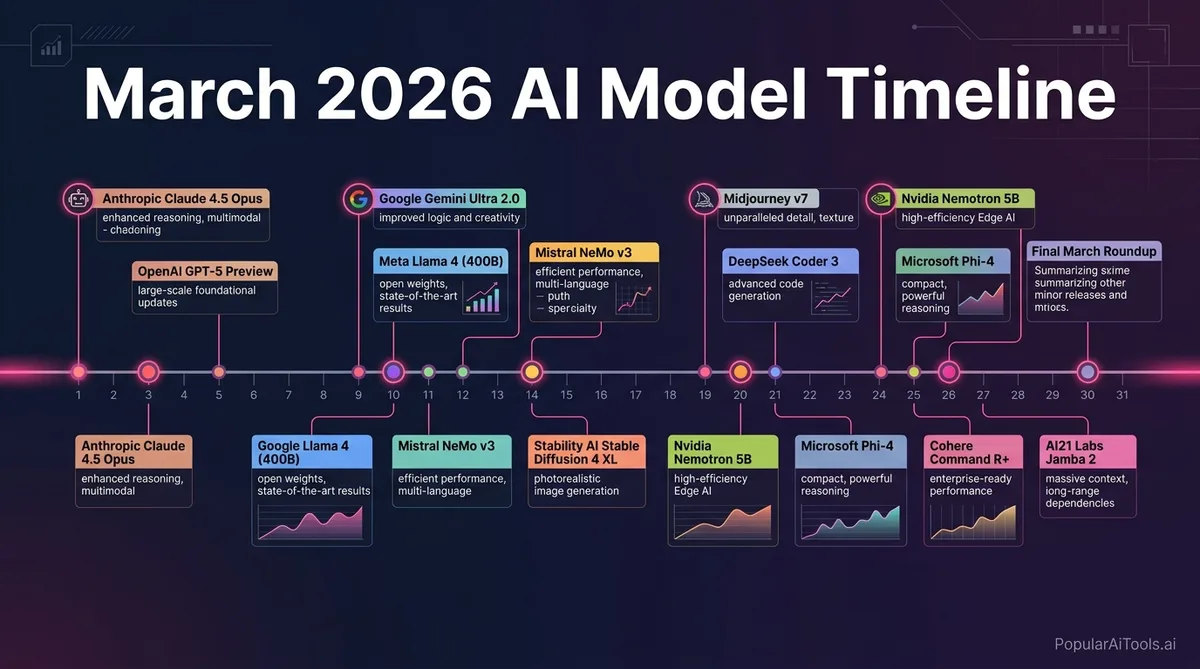 12+ AI Models Released in One Week: March 2026 Wave - Infographic 2